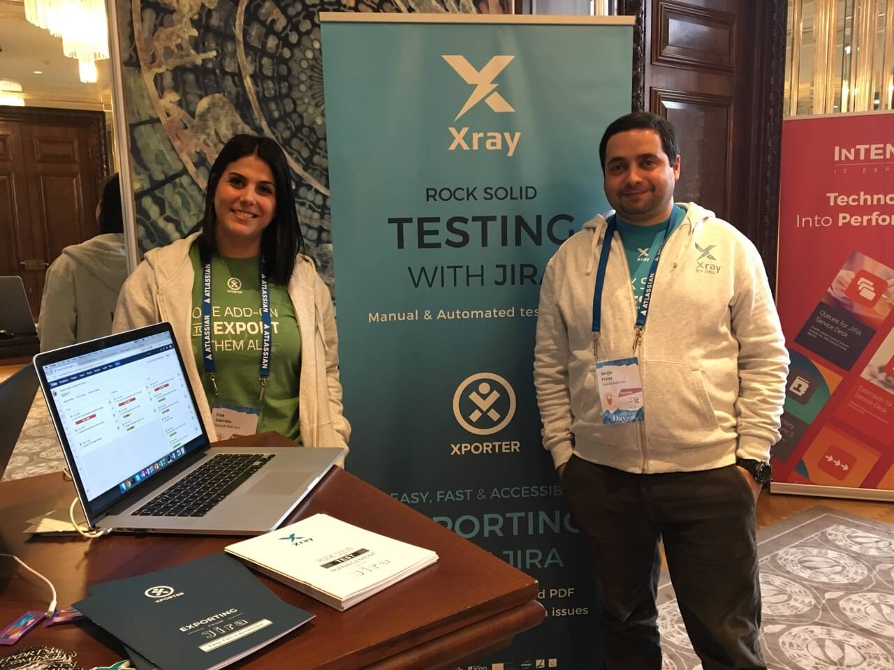 Xray & Xporter booth in Jira & Confluence Solutions Day 2018